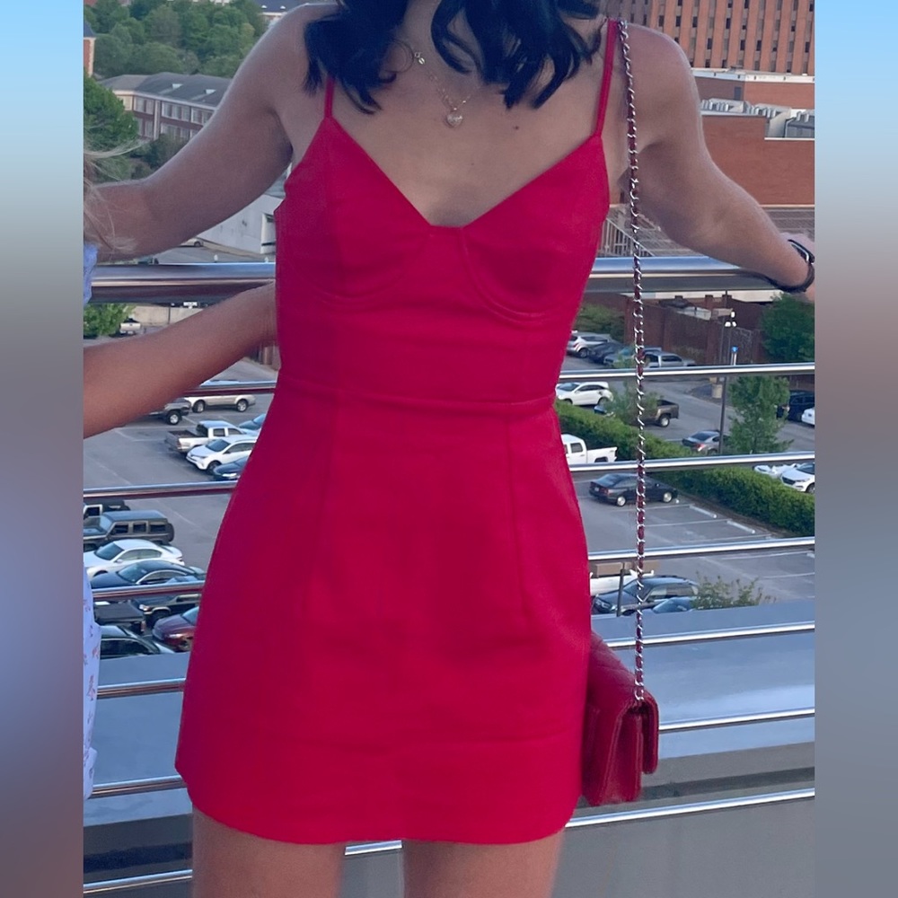 Princess Polly Red Cocktail Dress